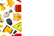 Yellow safety equipment and, a Pattern Graphic by Onyx (Thumbnail 2 of 3)
