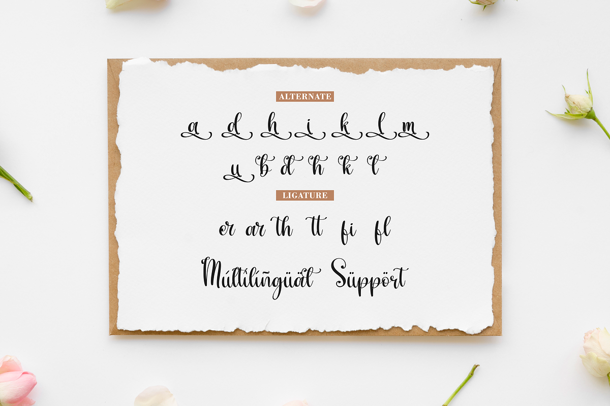 demilan, a Script Font by Essentials Studio (Photo 9 of 10)