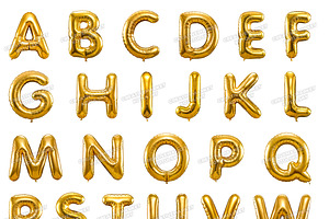 Foil Balloon Letters Set Vol.2