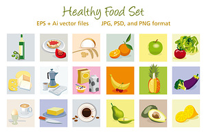 Healthy Food Set