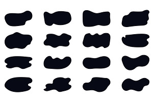 Abstract Organic Blob Shapes Set, an Illustration by Gentle Studio
