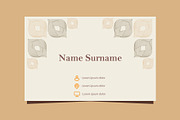 Natural Floral Business card, a Marketing Template by sekitarief (Thumbnail 3 of 3)