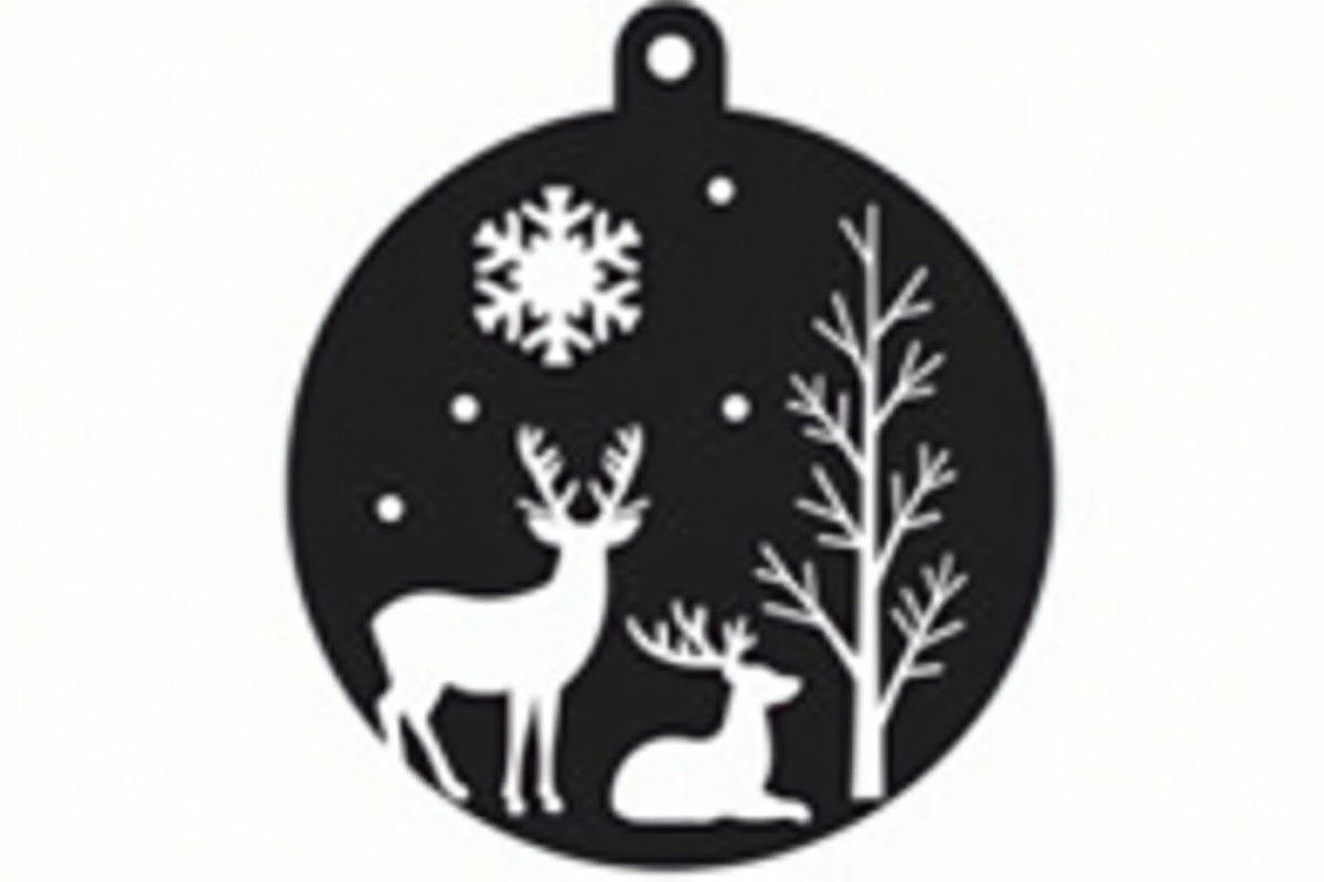 Christmas Laser Cut Ornament Bundle, an Object Graphic by musafir_fashion (Photo 5 of 13)