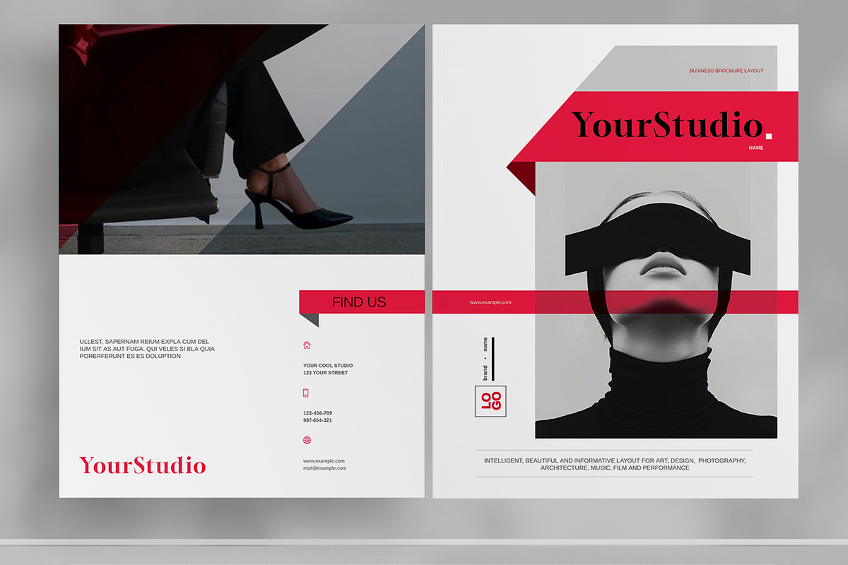 Design Studio Brochure Template, a Brochure Template by Boris Cupac (Photo 2 of 7)