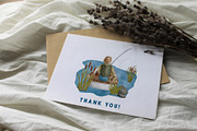 Watercolor Fishing Collection, an Object Illustration by Olya Haifisch (Thumbnail 9 of 9)