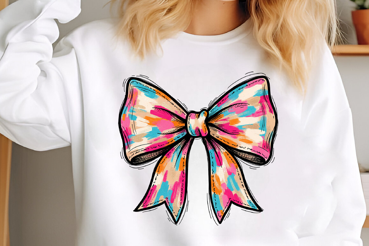 Colorful Decorative Bow PNG, an Illustration by Libby Wishes (Photo 5 of 8)