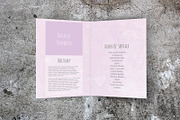 Purple Funeral Program Template, a Brochure Template by Final Tribute (Thumbnail 2 of 5)