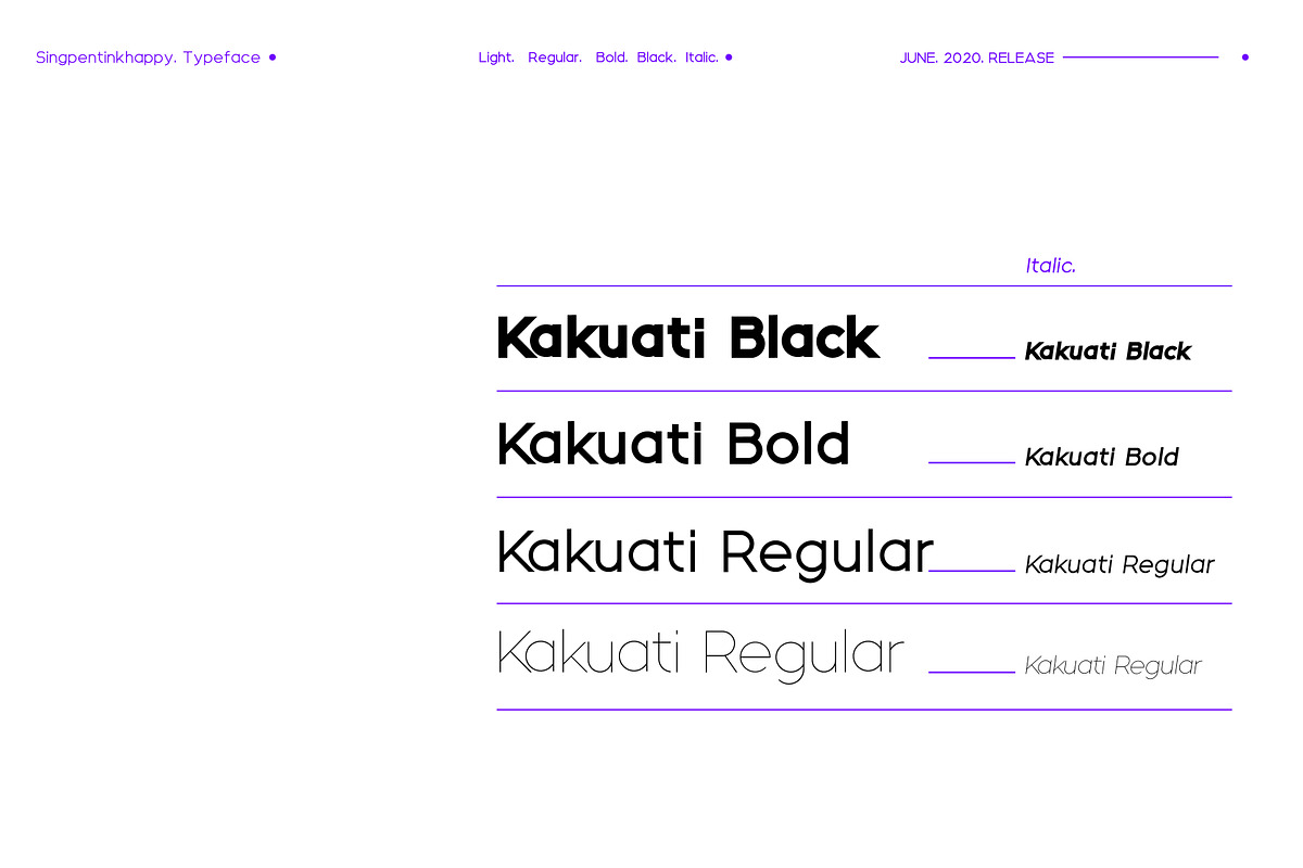 Kakuati Font, a Sans Serif Font by singpentinkhappy (Photo 5 of 14)