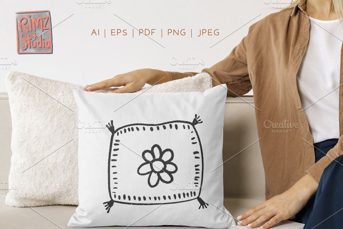 Hand Drawn Boho Vector Kit, an Object Illustration by RimzStudio (Photo 6 of 7)
