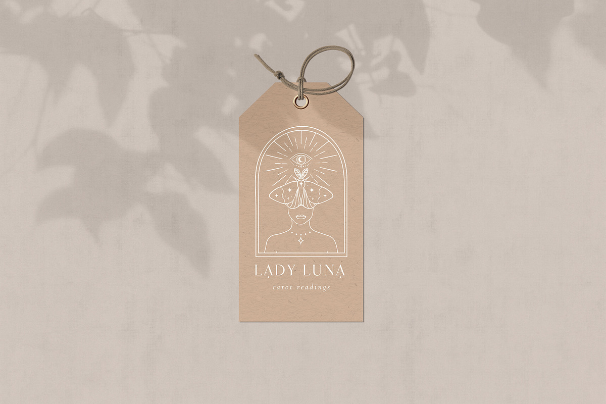 Lady Luna Pre-Made Logo Designs, a Branding & Logo Template by Olya Creative (Photo 7 of 11)