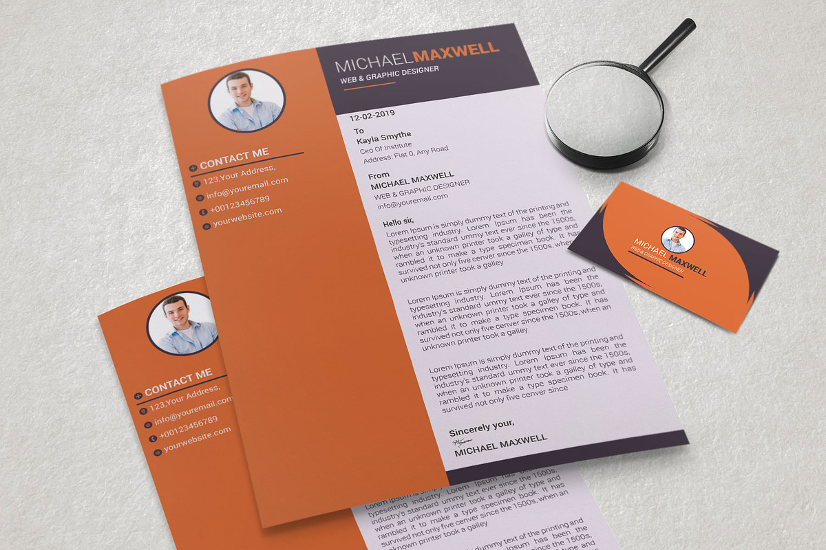 Resume - CV Design Templates, a Resume Template by designvillage (Photo 8 of 13)