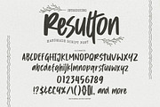 Resulton – Handmade Script Font, a Handwritten Font by Gassstype (Thumbnail 6 of 8)