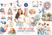 4th of July Collection, a Decorative Illustration by PeDe Designs (Thumbnail 2 of 20)