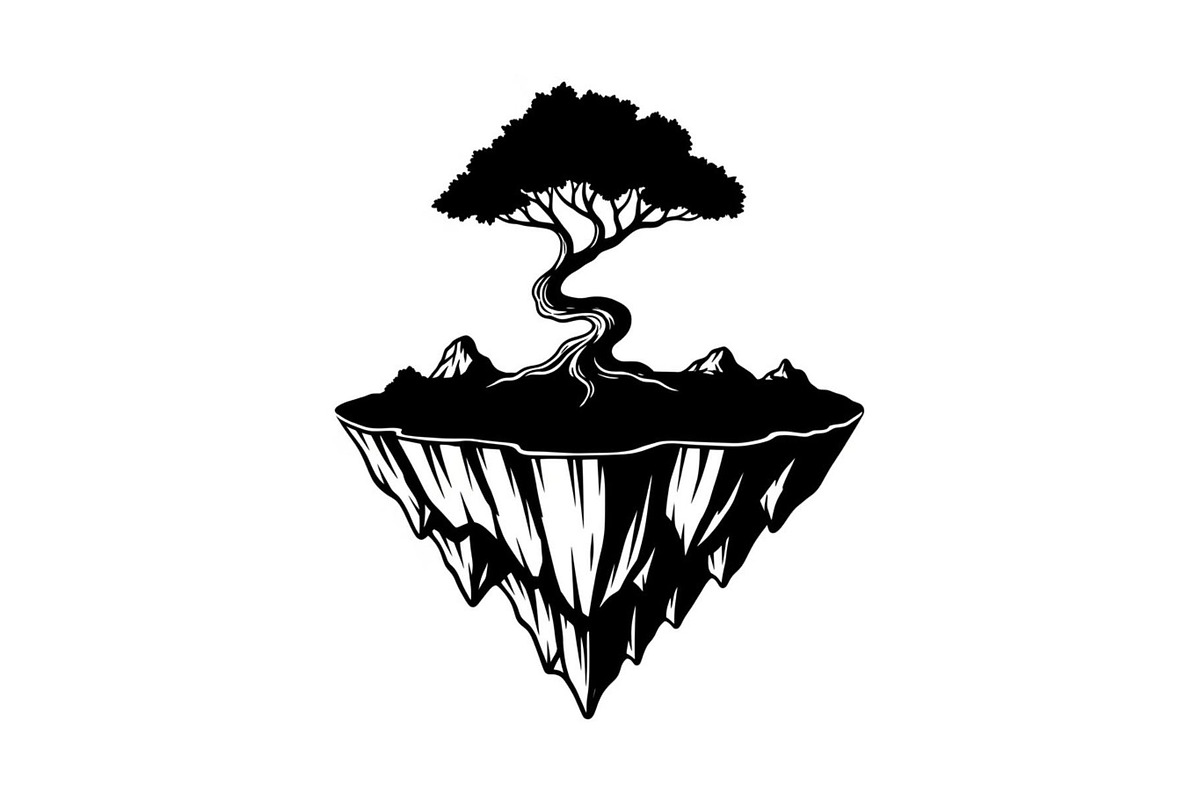 50 Floating Island Bonsai Vector Bun, an Illustration by Designs_River (Photo 11 of 51)