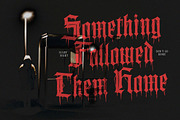 Grimvale Horror Gothic Blackletter, a Blackletter Font by Letterhend Studio (Thumbnail 2 of 9)
