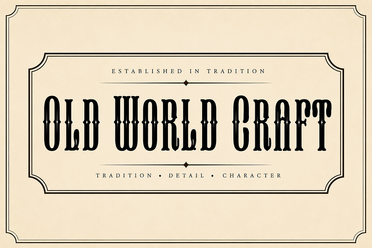 Heritage Ornate, a Slab Serif Font by Wow Magic (Photo 6 of 6)