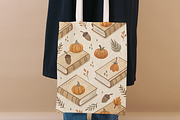 Autumn Book Cottagecore Patterns, a Pattern Graphic by FloridPrintables (Thumbnail 6 of 11)