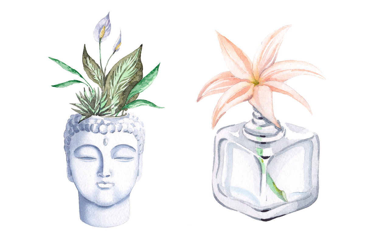 Transparent mood watercolour, a Healthcare Illustration by masha gross (Photo 4 of 6)