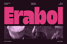 Erabol - Bold Condensed Display Font