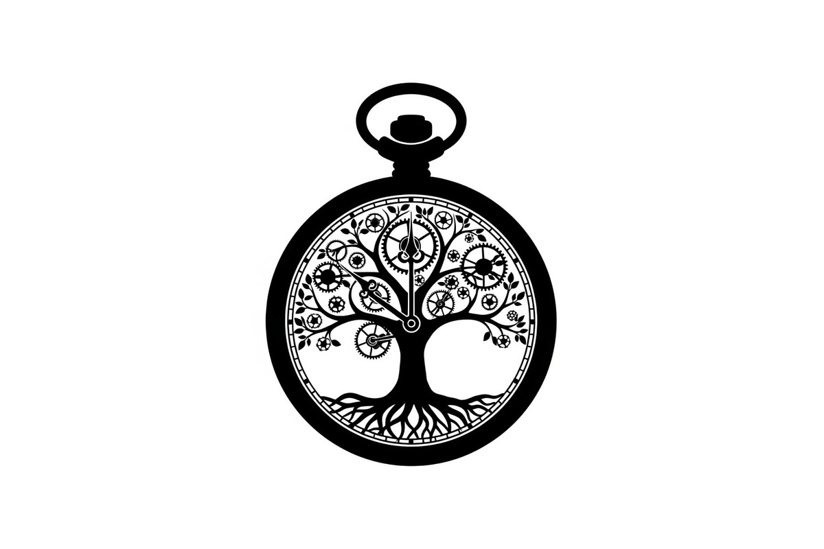 Steampunk Tree of Life Symbol Bundle, an Illustration by yasushie (Photo 7 of 31)