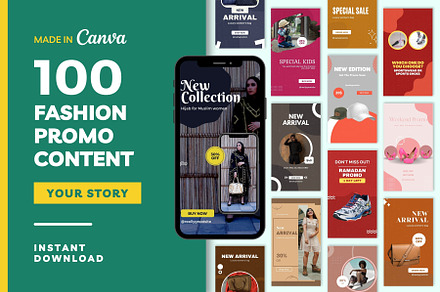Fashion Sale Content Story Template