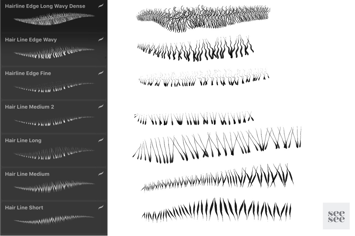 Procreate Fur 45 Brush Pack, a Brush Add-On by CC CREATIVE CO (Photo 12 of 12)