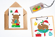 Christmas Dog, an Illustration by PrettyBundles (Thumbnail 4 of 5)