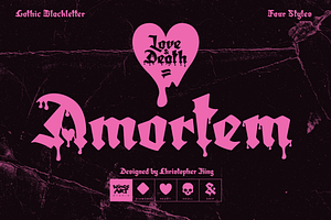 Amortem - Gothic Blackletter Font