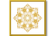 Damask Vector Oriental Pattern, a Decorative Illustration by FineArtStudio (Thumbnail 3 of 3)