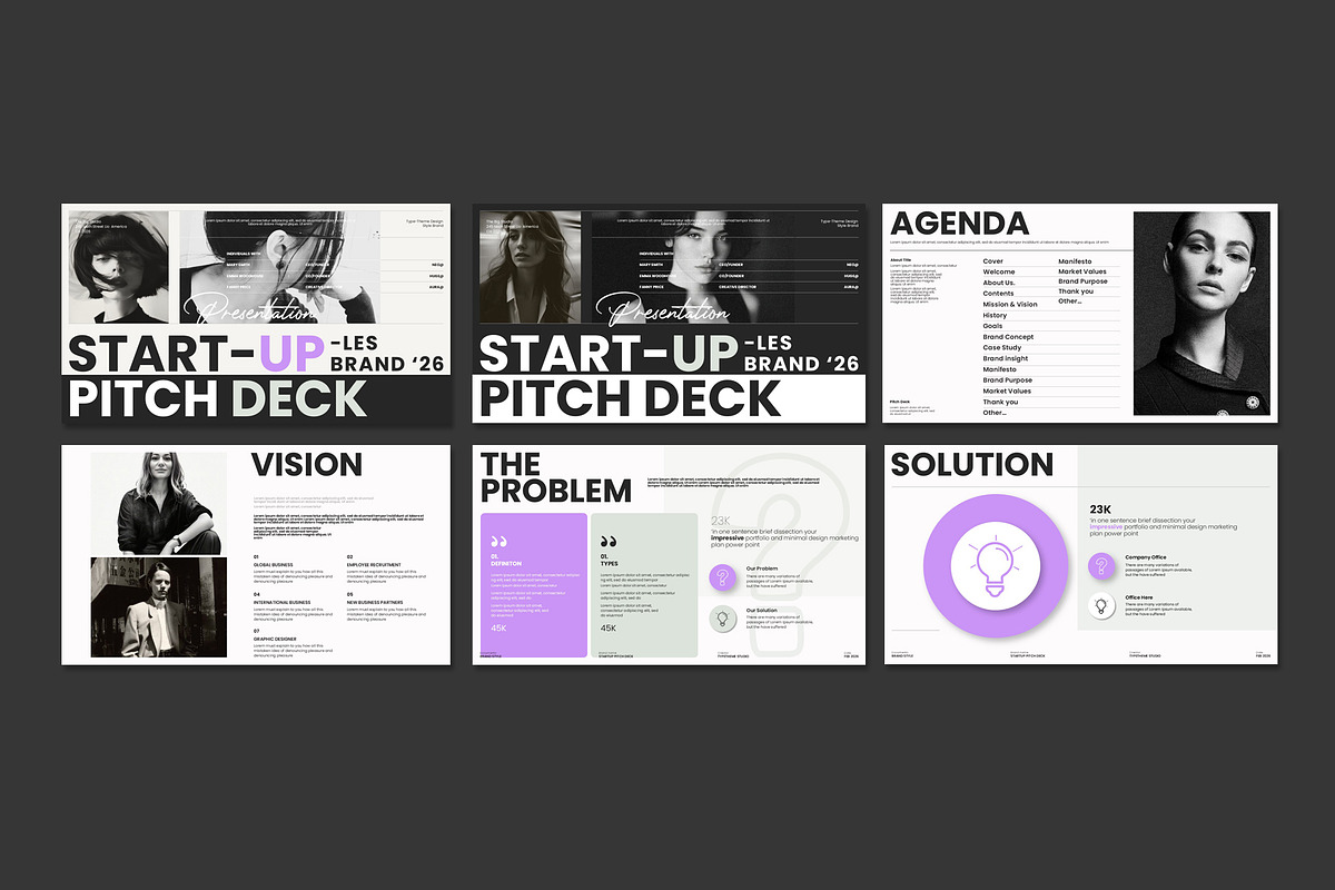 Startup Pitch Deck Presentation, a Presentation Template by Aura Agency (Photo 5 of 8)