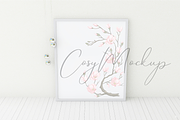 White photo frame mockup, a Print Template by RivusArt (Thumbnail 2 of 3)