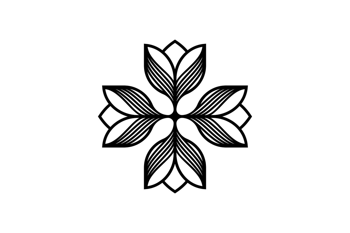 Roses Flower Emblem Line Art Logo, a Branding & Logo Template by Buqancreative (Photo 4 of 4)