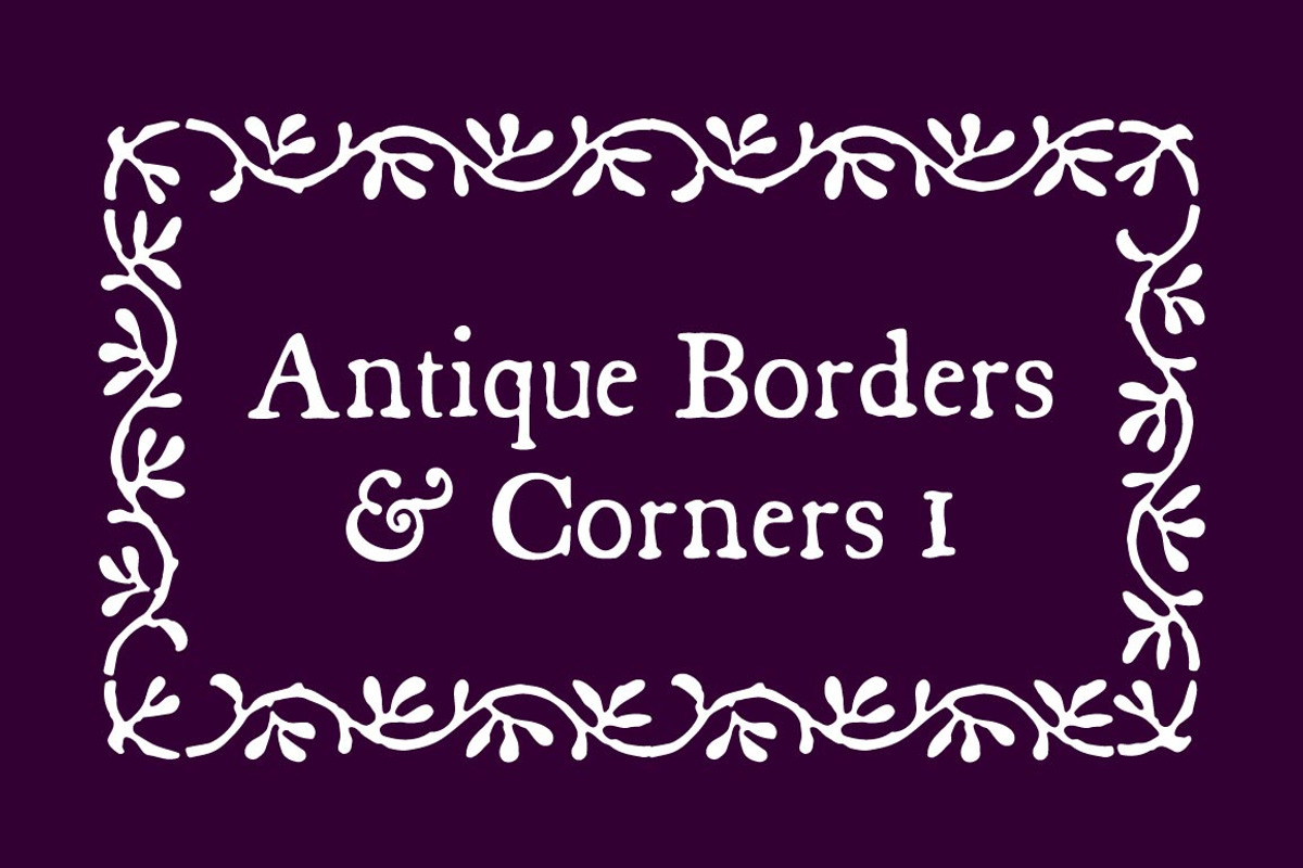 Antique Borders & Corners 1