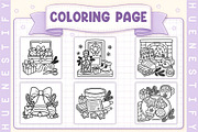 Christmas Little Thing Coloring Book, a Seasonal Illustration by HueNestify (Thumbnail 2 of 4)