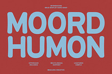 Moord Humon Bold Display Sans Serif