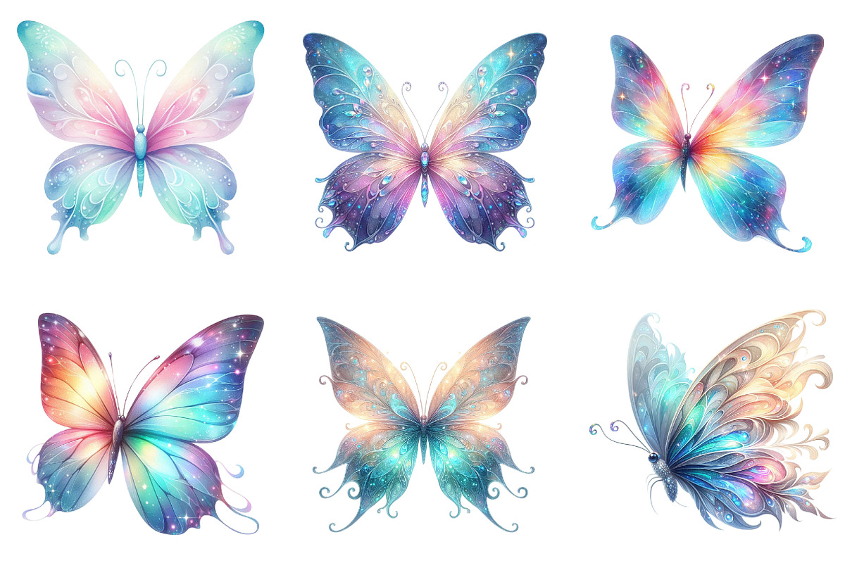 Magic Butterflies Clipart Butterfly, a Graphic by CitraGraphics (Photo 3 of 5)