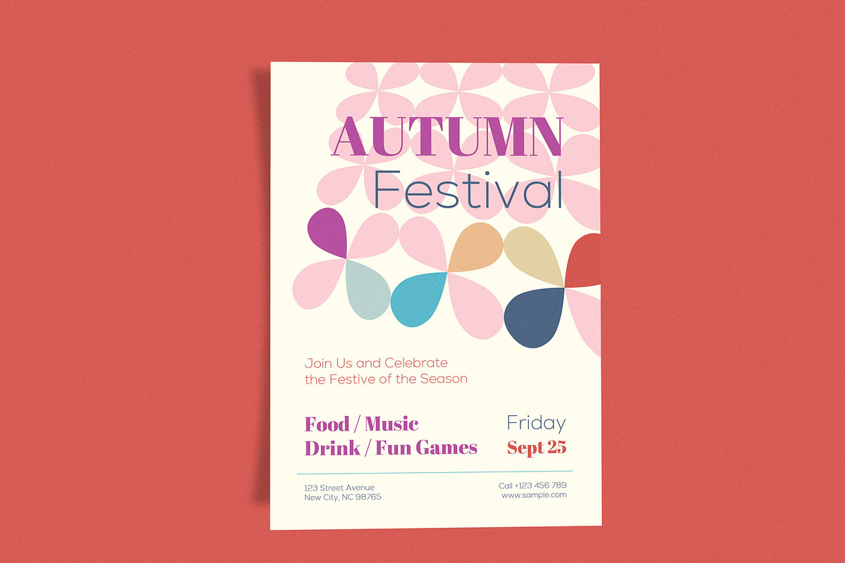Autumn Festival Colors, a Flyer Template by Me55enjah Design (Photo 2 of 4)