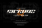 Bicrode - Display Font, a Font by Uncarving (Thumbnail 1 of 11)