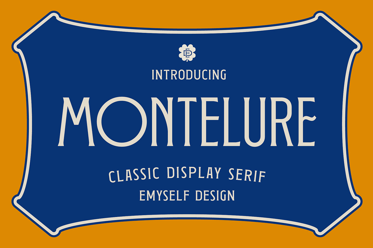 ED Montelure - Display serif, a Serif Font by Emyself Design (Photo 1 of 10)