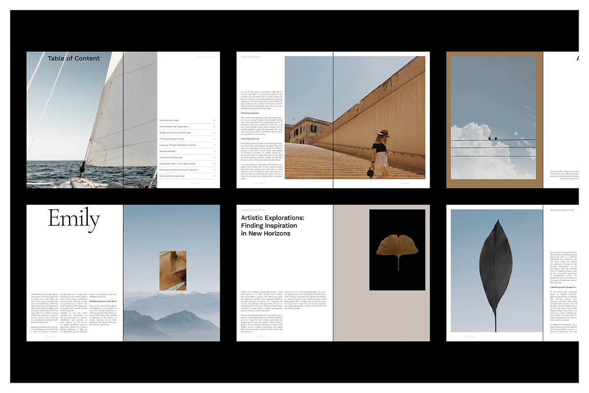 MOREIRA Travel Lifestyle Magazine, a Magazine Template by Arif Tri Ananta (Photo 4 of 13)