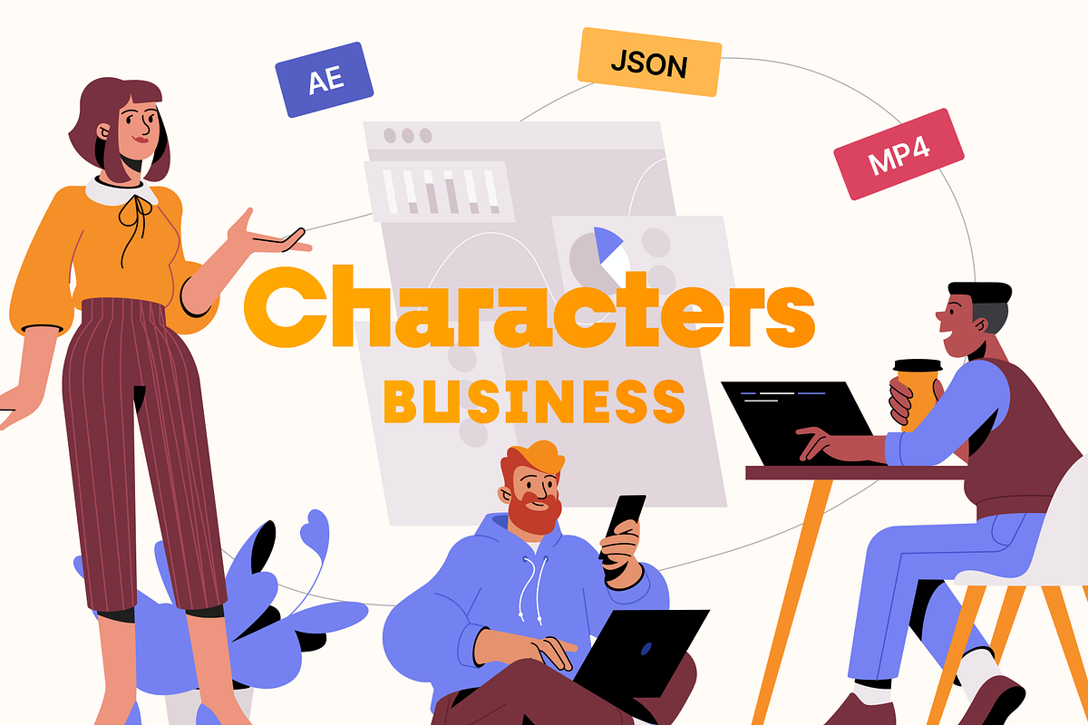 Business Characters Animations, a Work Illustration by Shakuro (Photo 1 of 7)