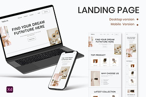 Interior Product Landing Page