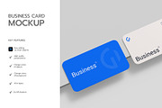 Minimal Business Card Mockup, an Advertising Mockup by graphypix (Thumbnail 2 of 4)