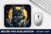Wolf Mouse Pad Sublimation Bundle, a Graphic by crative8112 (Thumbnail 2 of 11)