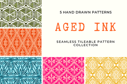 Aged Ink Pattern Collection