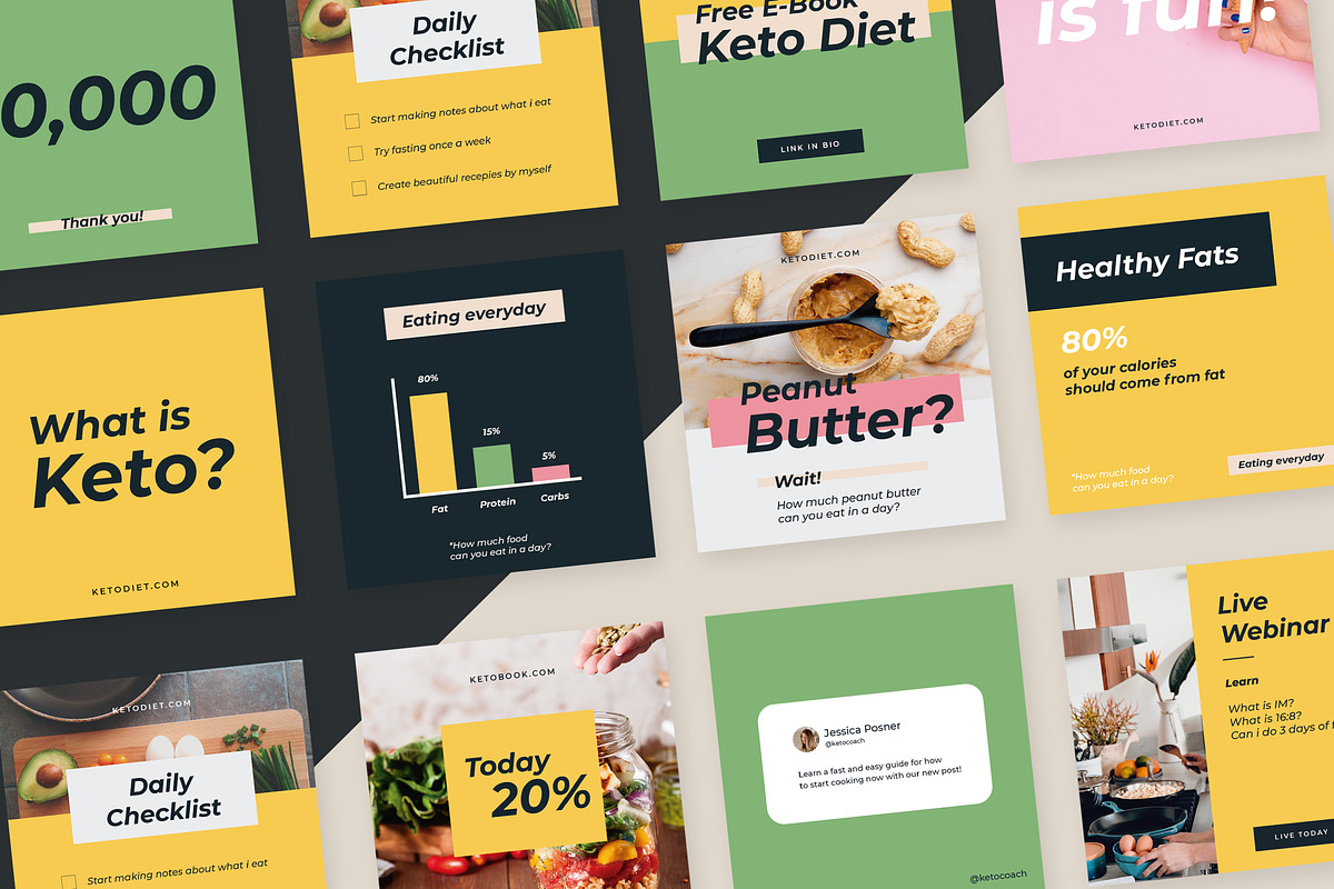 Fitness Instagram Creator, a Social Media Template by Design District (Photo 4 of 21)