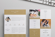 Beauty Blogger Media Kit (Gold), a Stationery Template by Blogger Kit Co. (Thumbnail 1 of 3)