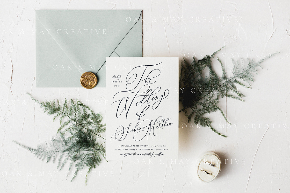 A7 Wedding Invitation Mockup, a Product Mockup by PrettyGrandmillennial (Photo 3 of 5)