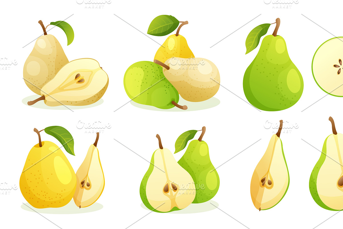 Fruit Cartoon Collection, a Decorative Illustration by YG Studio (Photo 10 of 22)
