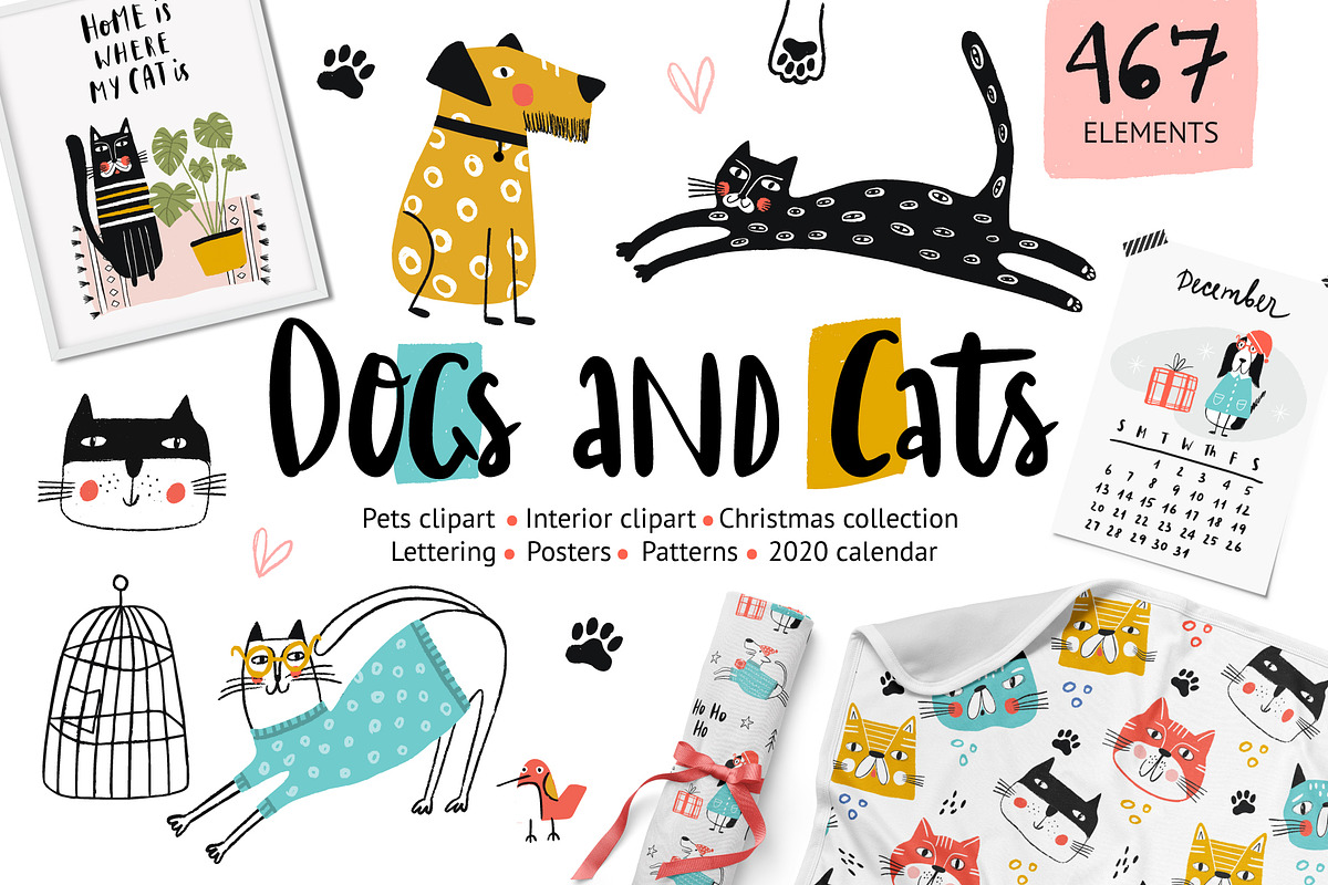 Whole Shop Bundle | 6166 elemennts, an Animal Illustration by Oksana Stepova (Photo 11 of 26)